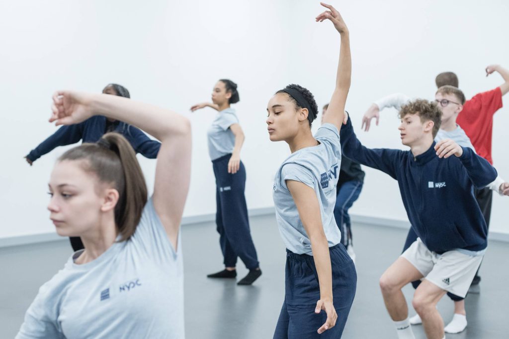 The National Youth Dance Company in rehearsal