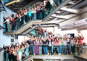 Staff at Sadler’s Wells Theatre