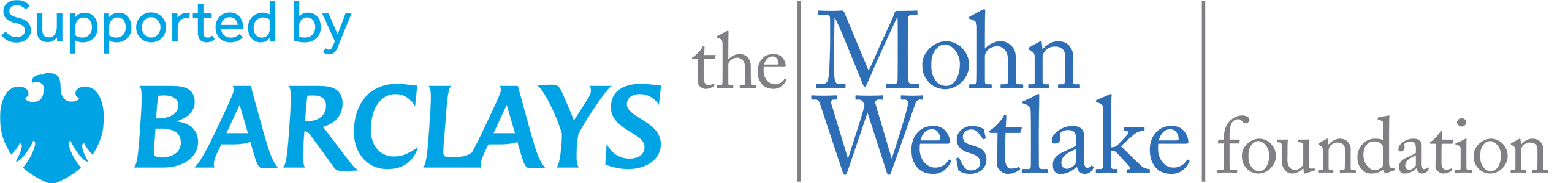 Support by Barclays / The Mohn Westlake Foundation