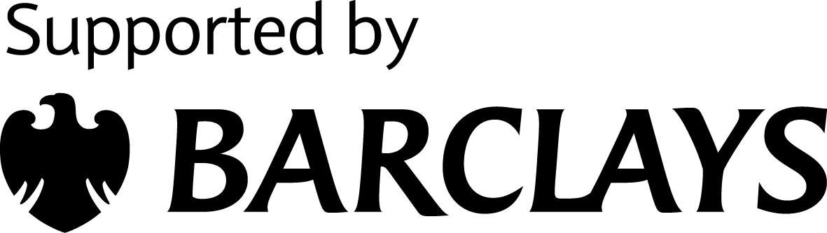 Supported by Barclays logo